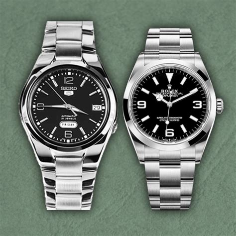 seiko 5 like rolex explorer|Rolex explorer review.